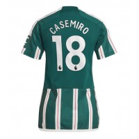 Manchester United Casemiro #18 Bortatröja Kvinnor 2023-24 Korta ärmar